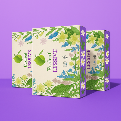Éco-Feuilles de Lessive 60 Lavages- Parfum lavande