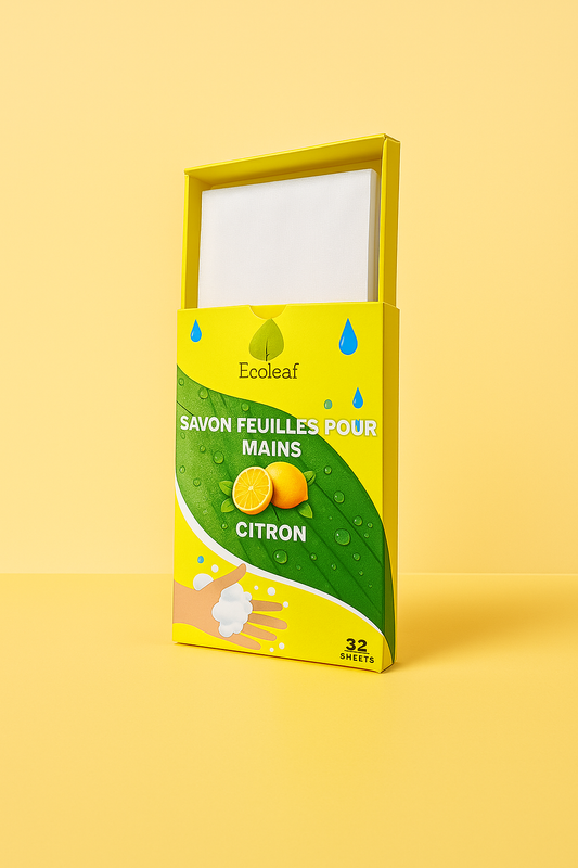 Savon Feuille pour les Mains Ecoleaf- Parfum citron