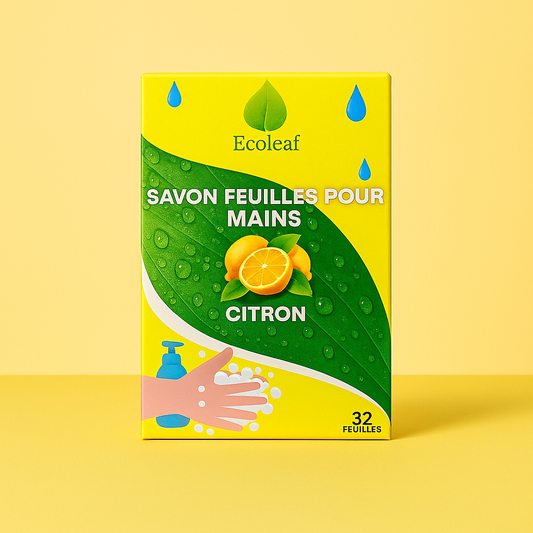 Savon Feuille pour les Mains Ecoleaf- Parfum citron