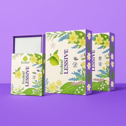 Éco-Feuilles de Lessive 30 Lavages- Parfum lavande